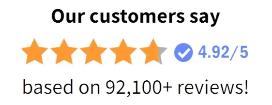 5 Star Rating - 4823 Reviews